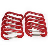Boundless Voyage Outdoor Climbing Accessories Carabiners Aluminium Alloy Quickdraws Mountaineering Buckle Camping Hook