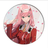 1pcs Anime DARLING in the FRANXX Cosplay Badge Cartoon Zero Two Pretty Brooch Pins Collection bags Badges for Backpacks