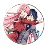 1pcs Anime DARLING in the FRANXX Cosplay Badge Cartoon Zero Two Pretty Brooch Pins Collection bags Badges for Backpacks