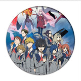1pcs Anime DARLING in the FRANXX Cosplay Badge Cartoon Zero Two Pretty Brooch Pins Collection bags Badges for Backpacks