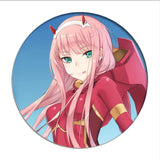 1pcs Anime DARLING in the FRANXX Cosplay Badge Cartoon Zero Two Pretty Brooch Pins Collection bags Badges for Backpacks
