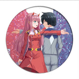 1pcs Anime DARLING in the FRANXX Cosplay Badge Cartoon Zero Two Pretty Brooch Pins Collection bags Badges for Backpacks