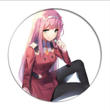 1pcs Anime DARLING in the FRANXX Cosplay Badge Cartoon Zero Two Pretty Brooch Pins Collection bags Badges for Backpacks