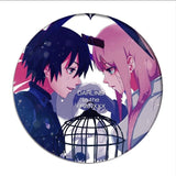 1pcs Anime DARLING in the FRANXX Cosplay Badge Cartoon Zero Two Pretty Brooch Pins Collection bags Badges for Backpacks