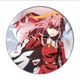 1pcs Anime DARLING in the FRANXX Cosplay Badge Cartoon Zero Two Pretty Brooch Pins Collection bags Badges for Backpacks