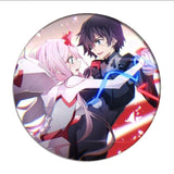 1pcs Anime DARLING in the FRANXX Cosplay Badge Cartoon Zero Two Pretty Brooch Pins Collection bags Badges for Backpacks