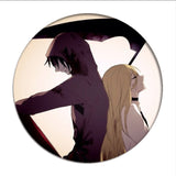 1pcs Anime Angels of Death Cosplay Badge Cartoon Rachel Gardner Ray Brooch Pins Zack Collection bags Badges for Backpacks