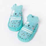 0-1-3 Years Old Spring Autumn Winter Infant Funny Socks Baby Socks Non-slip Floor Socks Leather Sole Cartoon Cotton Baby Socks - shopwishi 