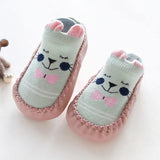 0-1-3 Years Old Spring Autumn Winter Infant Funny Socks Baby Socks Non-slip Floor Socks Leather Sole Cartoon Cotton Baby Socks - shopwishi 