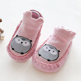 Baby Toddler Shoes and Socks Infant Cartoon Socks Kids Indoor Floor Socks Leather Sole Non-Slip Baby Socks Moccasins Slippers