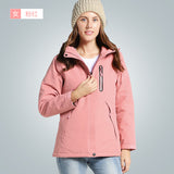 Men Winter Thick USB Heating Cotton Jacket Waterproof Windbreaker Hooded Winter Coat Men Thick Warm Mens Winter Jacket Parka
