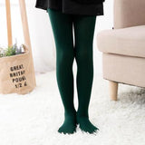 Kids Pantyhose Ballet Dance Tights for Girls Stocking Children Velvet Solid White Pantyhose Girls Tights