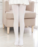 Kids Pantyhose Ballet Dance Tights for Girls Stocking Children Velvet Solid White Pantyhose Girls Tights