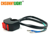 CNSUNNYLIGHT Motorcycle 8W LED Headlight E-bike Scooters Spot Lights Auto Headlamp Car Fog DRL External Daytime Running Lights