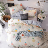 Solstice Home Textile Cartoon Polar bear Bedding Sets Children's Beddingset Bed Linen Duvet Cover Bed Sheet Pillowcase/bed Sets
