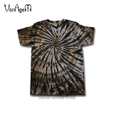 Men's Summer Handmade Tie Dye T Shirt Fashion Spiral Star Ray Colorful Tops  Hipster Skateboard Streetwear Male 100% Cotton Tees