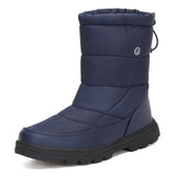 Christmas Men Shoes Winter Snow Boots Men Flat Safety Shoes Warm Military Boots Waterproof Rain Boots Antiskid Zapatos De Hombre