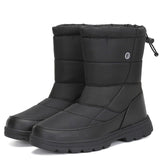Christmas Men Shoes Winter Snow Boots Men Flat Safety Shoes Warm Military Boots Waterproof Rain Boots Antiskid Zapatos De Hombre