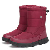 Christmas Men Shoes Winter Snow Boots Men Flat Safety Shoes Warm Military Boots Waterproof Rain Boots Antiskid Zapatos De Hombre