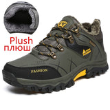 MIXIDELAI Men Boots Winter With Plush Warm Snow Boots Casual Men Winter Boots Work Shoes Men Footwear Fashion Ankle Boots 39-47