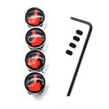 1Set Car Styling Zinc Alloy Anti-theft Middle Finger Style Car Tire Valve Caps Wheel Tires Tire Stem Air Cap Airtight Covers