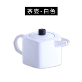 Nordic simplified pottery teapot coffee making kettle cup and saucer