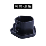 Nordic simplified pottery teapot coffee making kettle cup and saucer