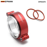 Epman HD  Exhaust V-band Clamp w Flange System Assenbly Anodized Clamp For 3" OD Turbo Dump Pipe EPKKA76