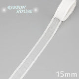 (5 yards/roll) white Lace fabric Webbing Decoration Lovely gift packing polyester Material - shopwishi 