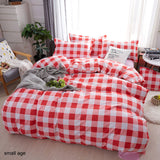 Geometric Pattern Bed Sheet with 4pcs Pillowcase Cover Bedding Sets