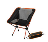 Portable Collapsible Moon Chair Fishing Camping BBQ Stool Folding Extended Hiking Seat Garden Ultralight Office Home Furniture