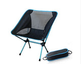 Portable Collapsible Moon Chair Fishing Camping BBQ Stool Folding Extended Hiking Seat Garden Ultralight Office Home Furniture