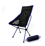 Portable Collapsible Moon Chair Fishing Camping BBQ Stool Folding Extended Hiking Seat Garden Ultralight Office Home Furniture