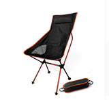Portable Collapsible Moon Chair Fishing Camping BBQ Stool Folding Extended Hiking Seat Garden Ultralight Office Home Furniture
