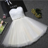 JaneyGao Prom Dresses Short For Women Formal Evening Party Gowns Blue Tulle Cute Elegant Fashion Design Dress Pink Red 9 Colors