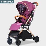 Baby Stroller Trolley Car trolley Folding Baby Carriage 2 in 1 Buggy Lightweight Pram Europe Stroller Original Pushchair Plane