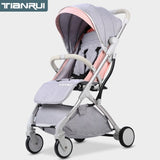 Baby Stroller Trolley Car trolley Folding Baby Carriage 2 in 1 Buggy Lightweight Pram Europe Stroller Original Pushchair Plane