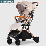 Baby Stroller Trolley Car trolley Folding Baby Carriage 2 in 1 Buggy Lightweight Pram Europe Stroller Original Pushchair Plane