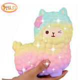 Jumbo sheep alpaca squishy cute galaxy slow rising animal squishy smooshy mushy