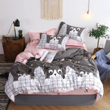 mylb Bedding Set Blue Euro Bedspread Luxury Duvet Cover Double Bed Sheets Linens Queen King Adult Bedclothes