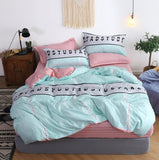 mylb Bedding Set Blue Euro Bedspread Luxury Duvet Cover Double Bed Sheets Linens Queen King Adult Bedclothes