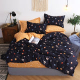 mylb Bedding Set Blue Euro Bedspread Luxury Duvet Cover Double Bed Sheets Linens Queen King Adult Bedclothes