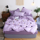 mylb Bedding Set Blue Euro Bedspread Luxury Duvet Cover Double Bed Sheets Linens Queen King Adult Bedclothes