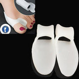 2Pcs=1Pair Silicone Toes Separator Bunion Bone Ectropion Adjuster Toes Outer Appliance Foot Care Tools Hallux Valgus Corrector