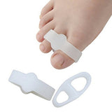 2Pcs=1Pair Silicone Toes Separator Bunion Bone Ectropion Adjuster Toes Outer Appliance Foot Care Tools Hallux Valgus Corrector