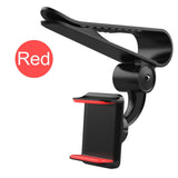 Fimilef Universal Car Phone Clip Holder Sun Visor Mount Cell Phone Holder Stand for iPhone GPS Bracket Mobile Car Phone Holders