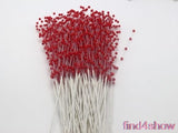 20 Bunch Pearl Flower Stem Beads Garland Sprays Bridal Bouquet Wedding Party