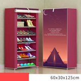 8 Layer 10 Layer Combination Shoe Cabinet Simple Cloth Fabric Storage Shoes Rack Folding Dust-proof Shoe Shelf DIY Furniture
