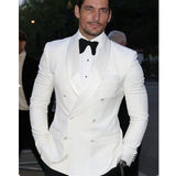 New Doublue Breasted Suit Men Terno Masculino Men Suits Tuxedo Prom Party Suits Floral Wedding Groom Suit
