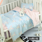 Wholesale Home Textile Baby Boys Girls Crib 100% Cotton Bedding Set 1 Duvet Cover 1 Flatsheet 1 Pillowcases for 0.6m Bed